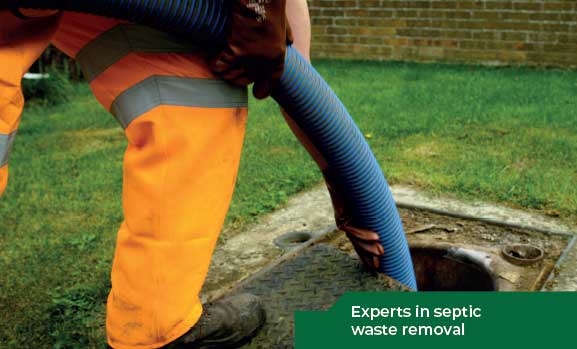 Septic Waste Removal in Progress | M Gaze & Co. Ltd